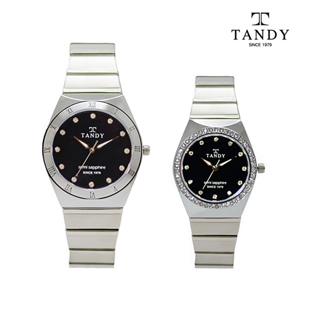 [TANDY] Sapphire Metal Watch TS 301 – Semi Sapphire Glass, Simple & Sophisticated Design, Perfect Couple Watch for Men & Women